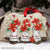 Poinsettias flower painting, Red cardinal, Cherish yesterday dream tomorrow live today - Jesus Aluminum Ornament
