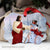 Jesus art work, Baseball bat, Christmas with snowman - Jesus Aluminum Ornament