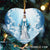Jesus - Maria in the beautiful sky - Heart Ceramic Ornament