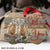 God gave me you - Cute owls in winter Aluminum Ornament