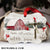 Red Barn Painting, I am always with you - Jesus, Cardinal, Winter Aluminum Ornament