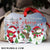 Snowman painting, In this house we choose love - Christmas, Jesus Aluminum Ornament