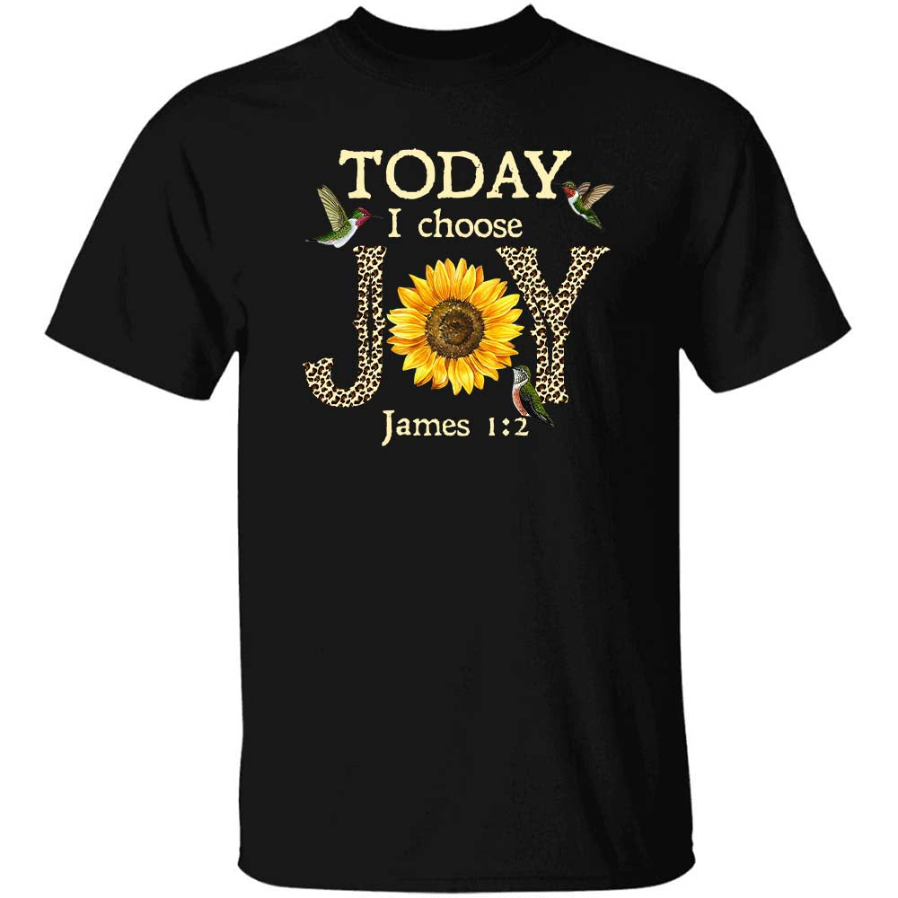 Jesus - Hummingbird and sunflower - Today I choose Joy - Apparel