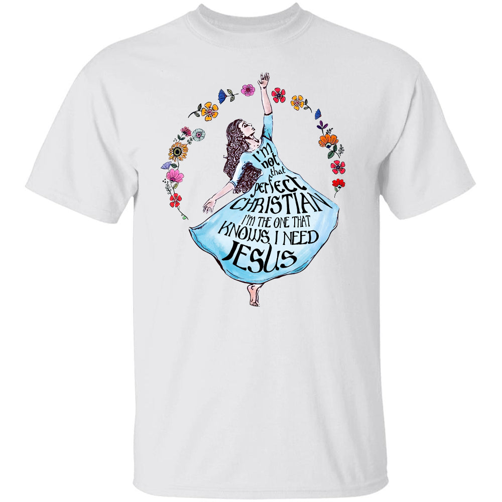 Jesus - Dancing girl - I'm not that perfect Christian - Apparel