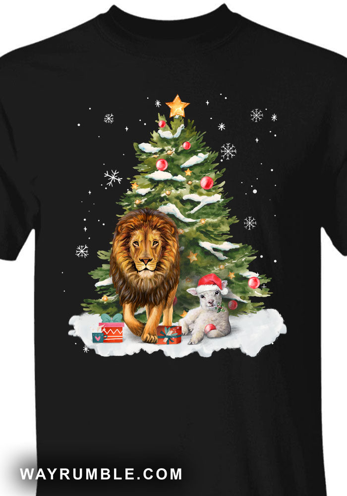Christmas Tree, Lion of Judah an Lamb of God - Jesus, Christmas Apparel