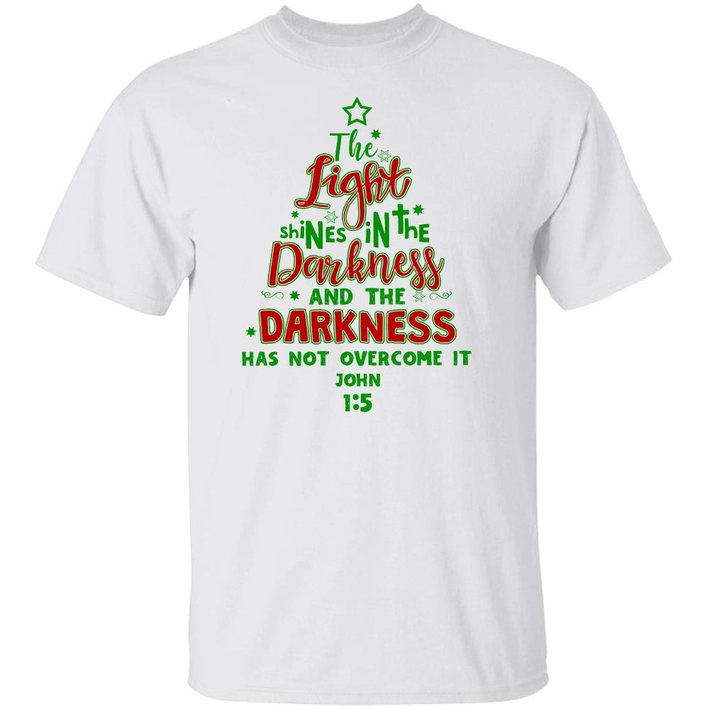 Jesus, Christmas tree - The light shines in the darkness Apparel