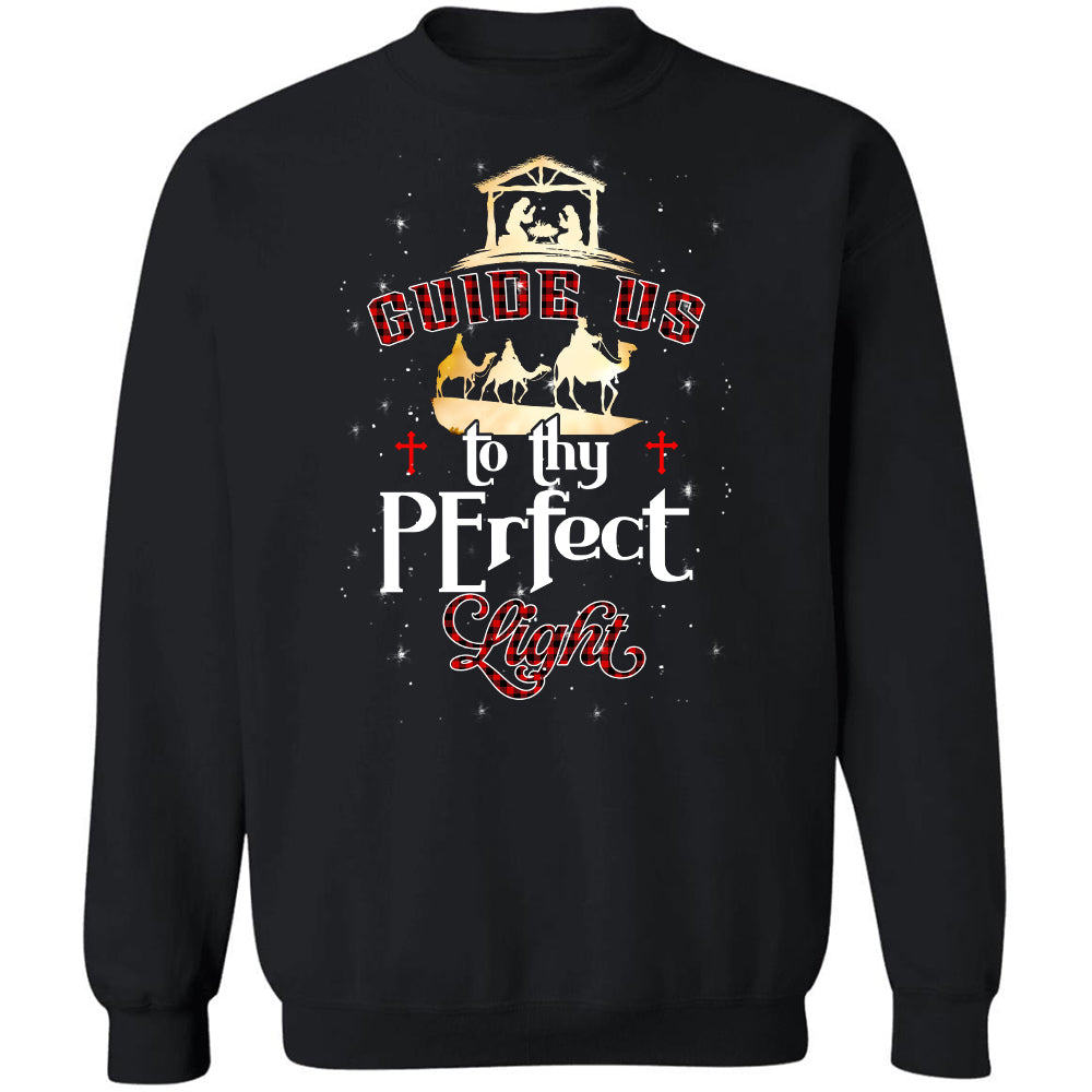 The birth of Jesus, Guide us to thy perfect light - Jesus Black Apparel