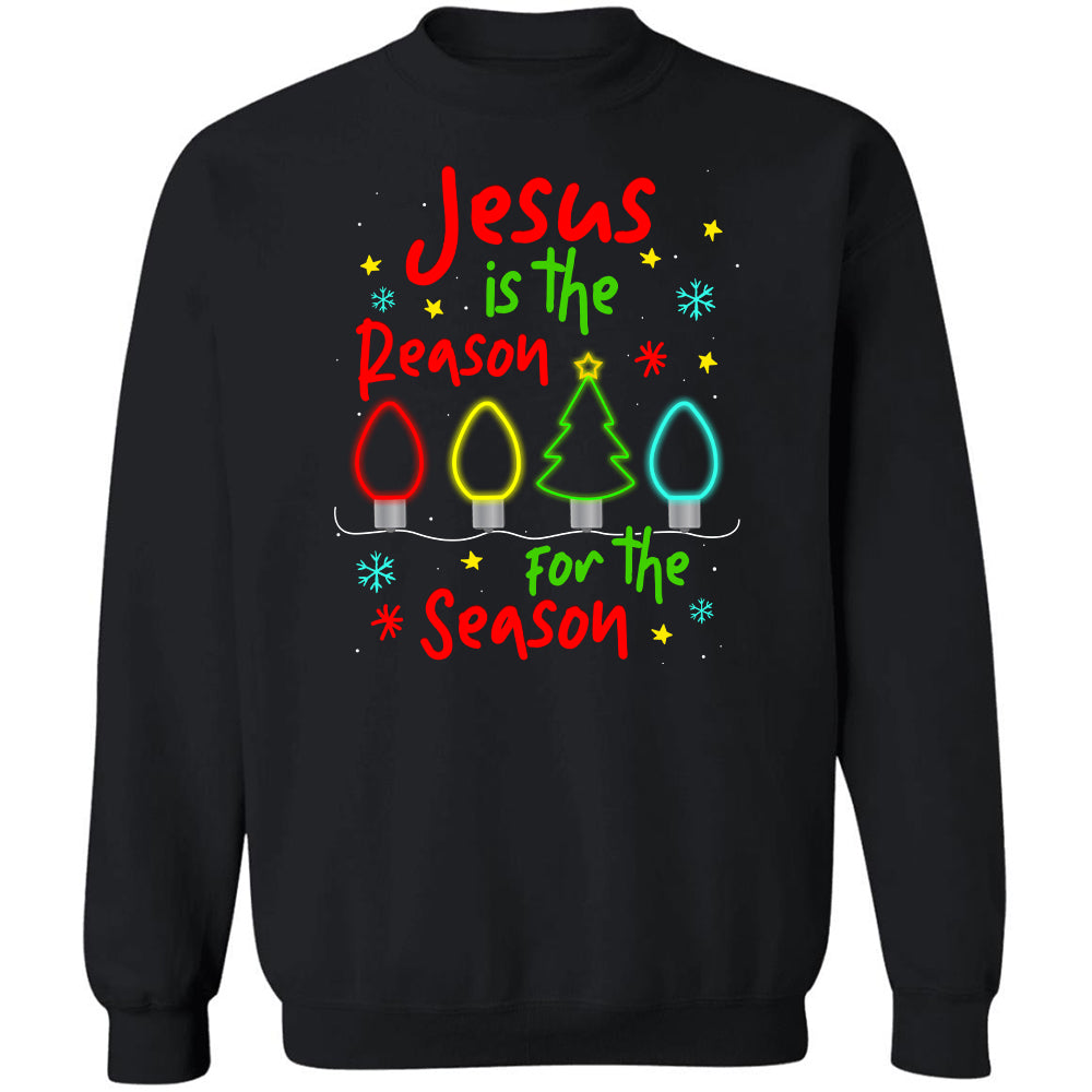 Christmas decoration lights, Jesus is the reason for the season 2 - Christmas, Jesus Black Apparel