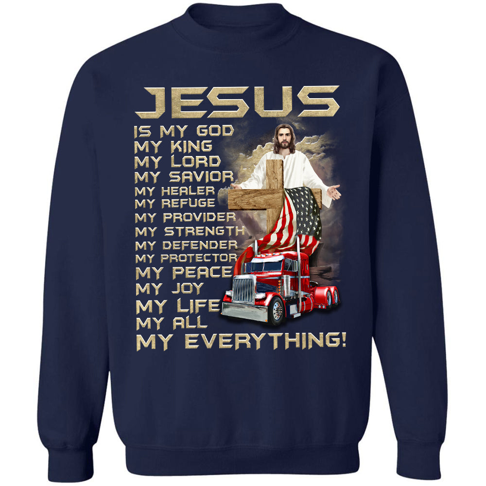 Jesus - Red truck - Jesus is my everything - Apparel