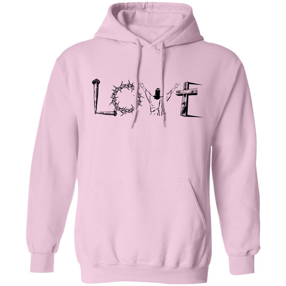 Amazing cross, crown of thorns, Love - Jesus Apparel