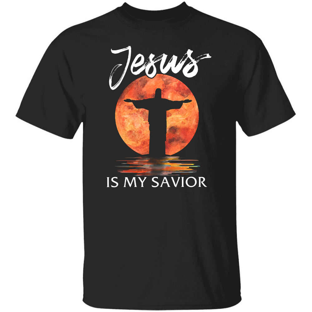 Full moon night, God painting, Jesus is my savior - Jesus Apparel