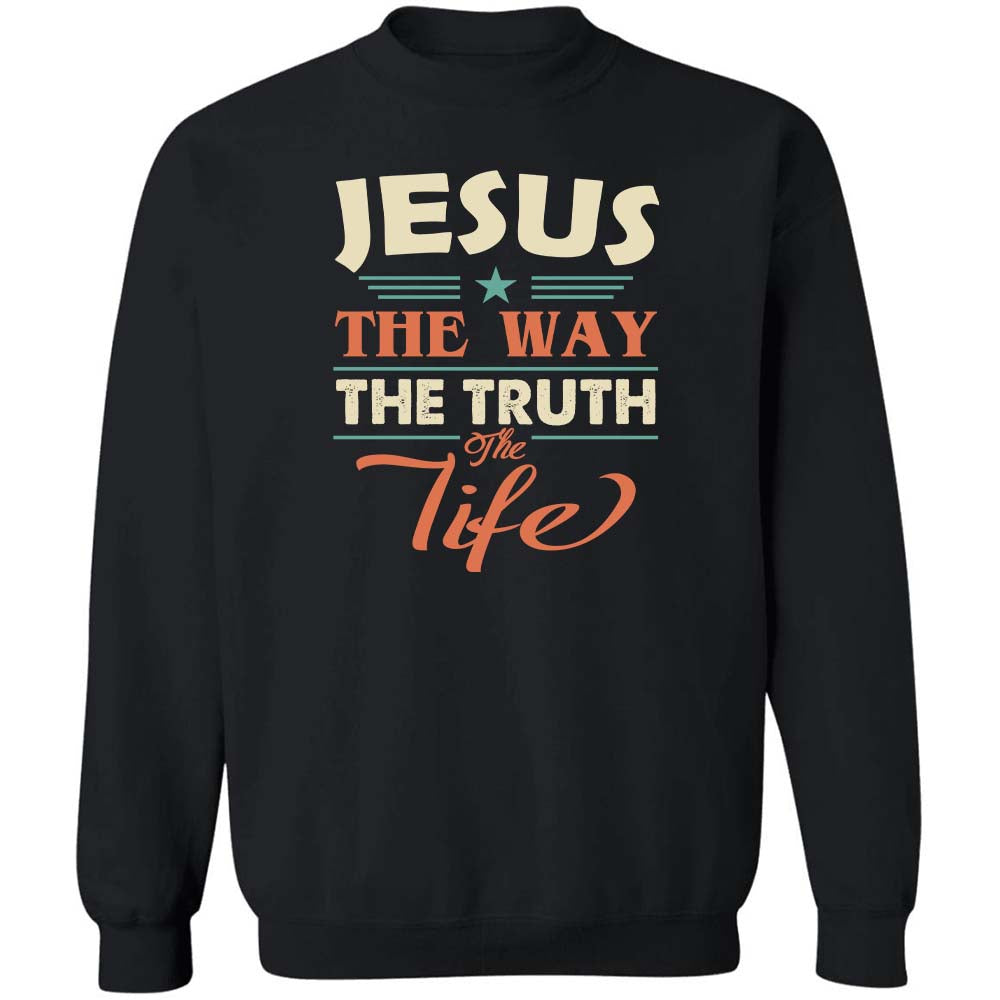 Jesus the way the truth the life - Jesus, Star Black Apparel