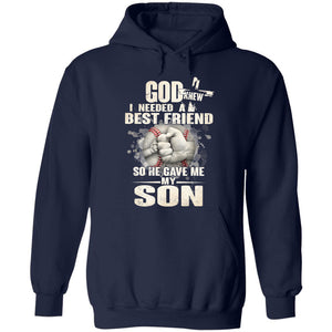 Baseball God knew I needed a best friend so he gave me my son