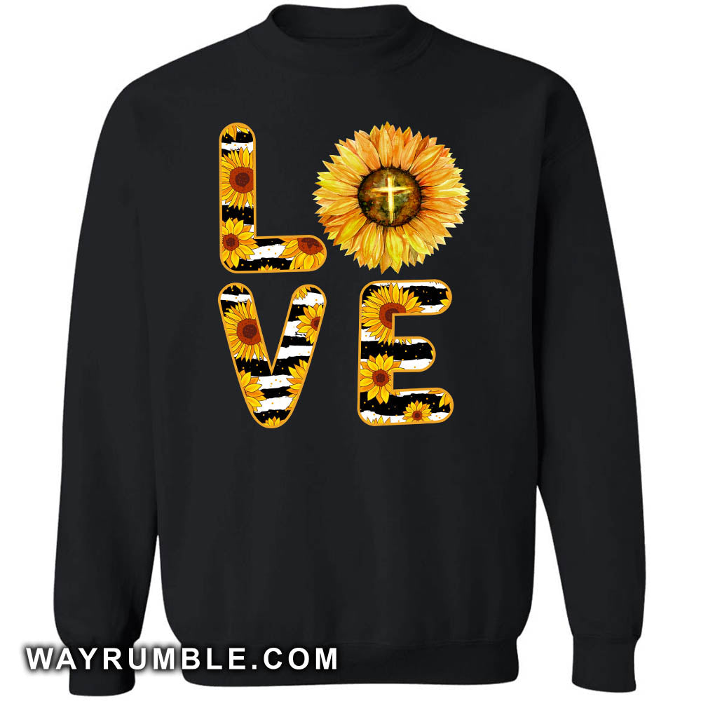 Love and Sunflower - Jesus Apparel