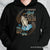 Praying hands, Angel wings, I asked God to make make me a better man, He sent me my wife - Jesus Black Apparel