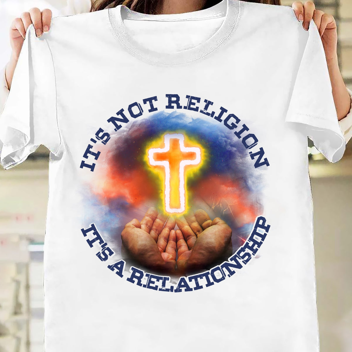 Jesus - It's not religion It's a relationship - White Apparel
