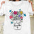 Jesus - Colorful flower - Just breath - White Apparel
