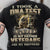 Jesus, awesome warrior, God is my father & Veterans are my brothers Back-printed Black Apparel