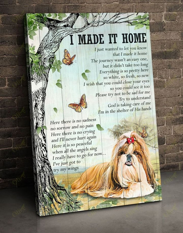 Shih tzu canvas art outlet