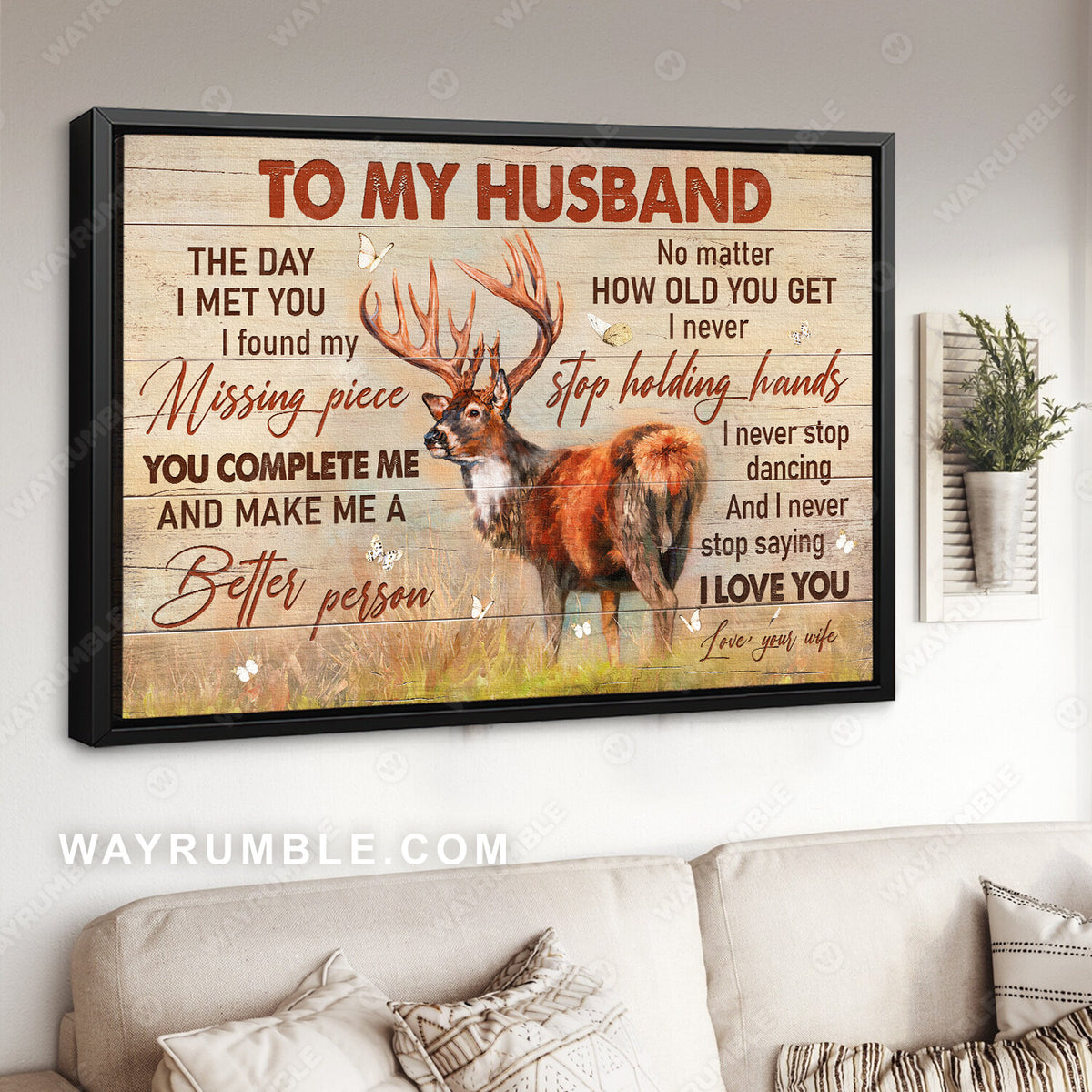 Gone Hunting Memorial Canvas Customized Canvas Hunting Memorial
