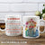 To my husband, Beautiful flower art work, Thank you for being my great life partner - Family White Mug