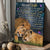 To my wife, Amazing lion, Night sky, I love you forever and always - Family Portrait Canvas Prints, Wall Art