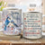 To my wife, Blue sparrow, Frozen cranberry, White snow, I will love you forever and always - Couple AOP Mug