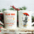 To my wife, Couple walking, Red umbrella, The day I met you I found my missing piece - Couple White Mug
