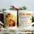 To my wife, Lion king, Sunflower painting, You are my queen forever - Couple White Mug