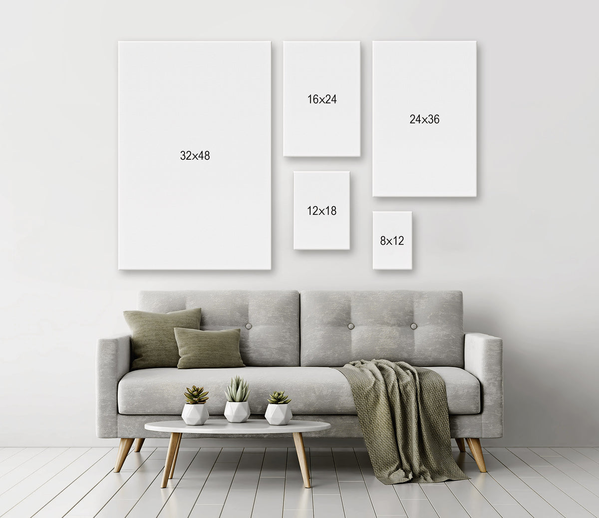 Galatians 2:20 - I am crucified with Christ - Christian Portrait Canvas Prints, Wall Art