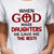 When god made daughters he gave me the best - Jesus White T-Shirt