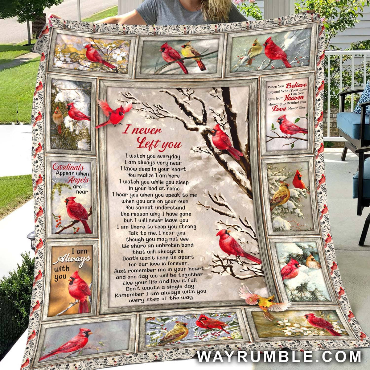 Heaven and Cardinal - I never left you Blanket