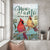 Cardinal couple, You and me we got this - Couple Portrait Canvas Prints, Wall Art