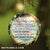 Couple - Tree branches circle - Meeting you was a fate - Circle Ceramic Ornament