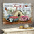 Old Barn Painting, Flower Car, Butterfly, And so together We built a life we love - Farm Landscape Canvas Prints, Wall Art