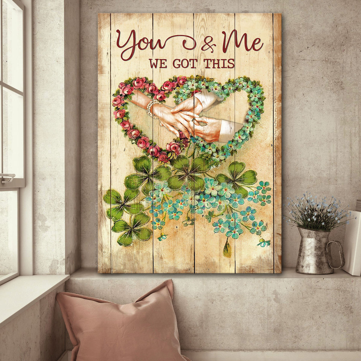 Couple, Marriage, Wedding ring - You and me we got this Portrait Canvas Prints, Wall Art