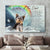 Yorkshire Terrier, Lovely angel, Rainbow painting, Waiting at the door - Dog Landscape Canvas Prints, Wall Art