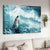 Jesus Painting, Walking on the sea - Jesus Landscape Canvas Prints, Christian Wall Art