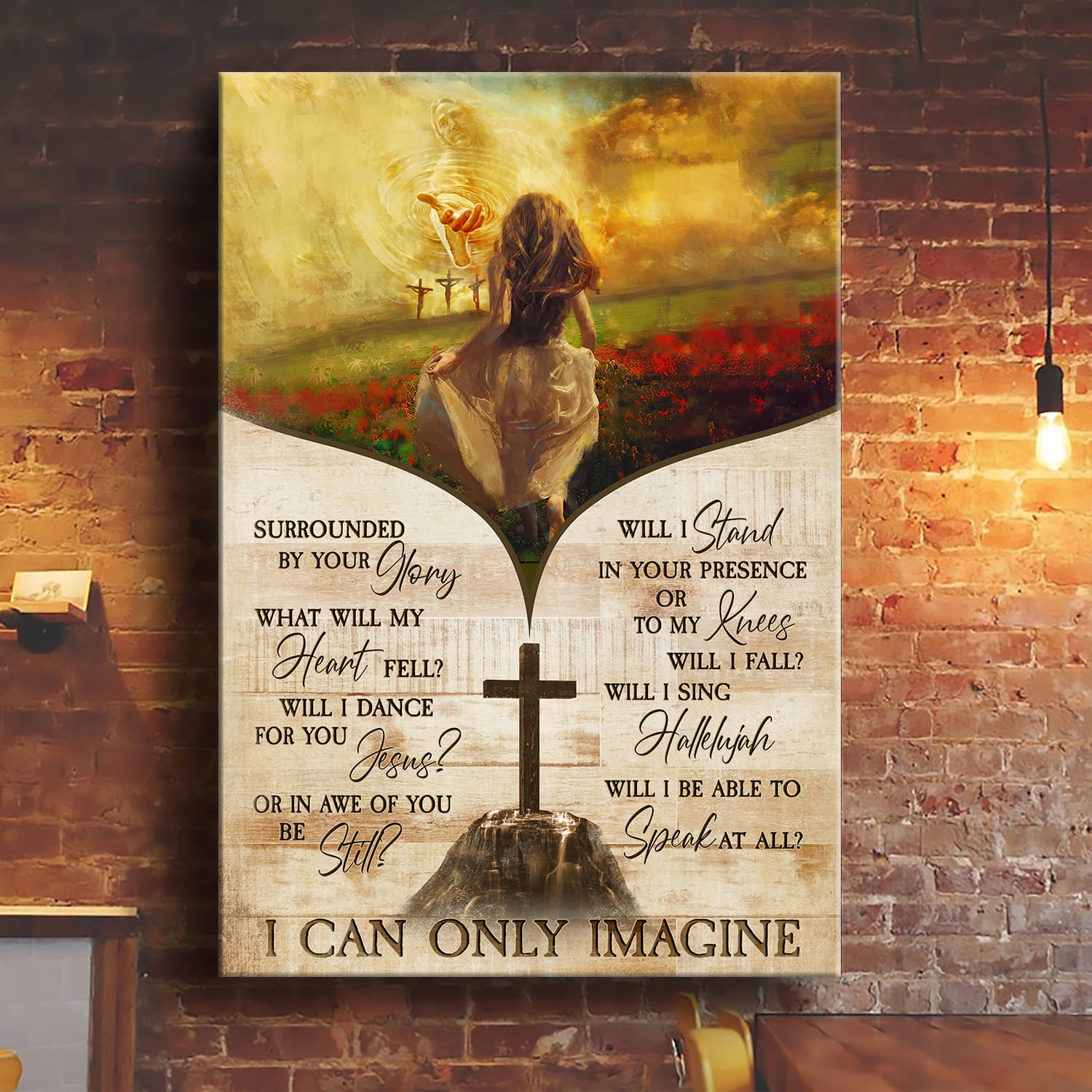 The way to beautiful world, Beautiful girl, Jesus hand, I can only imagine - Jesus Portrait Canvas Prints, Wall Art