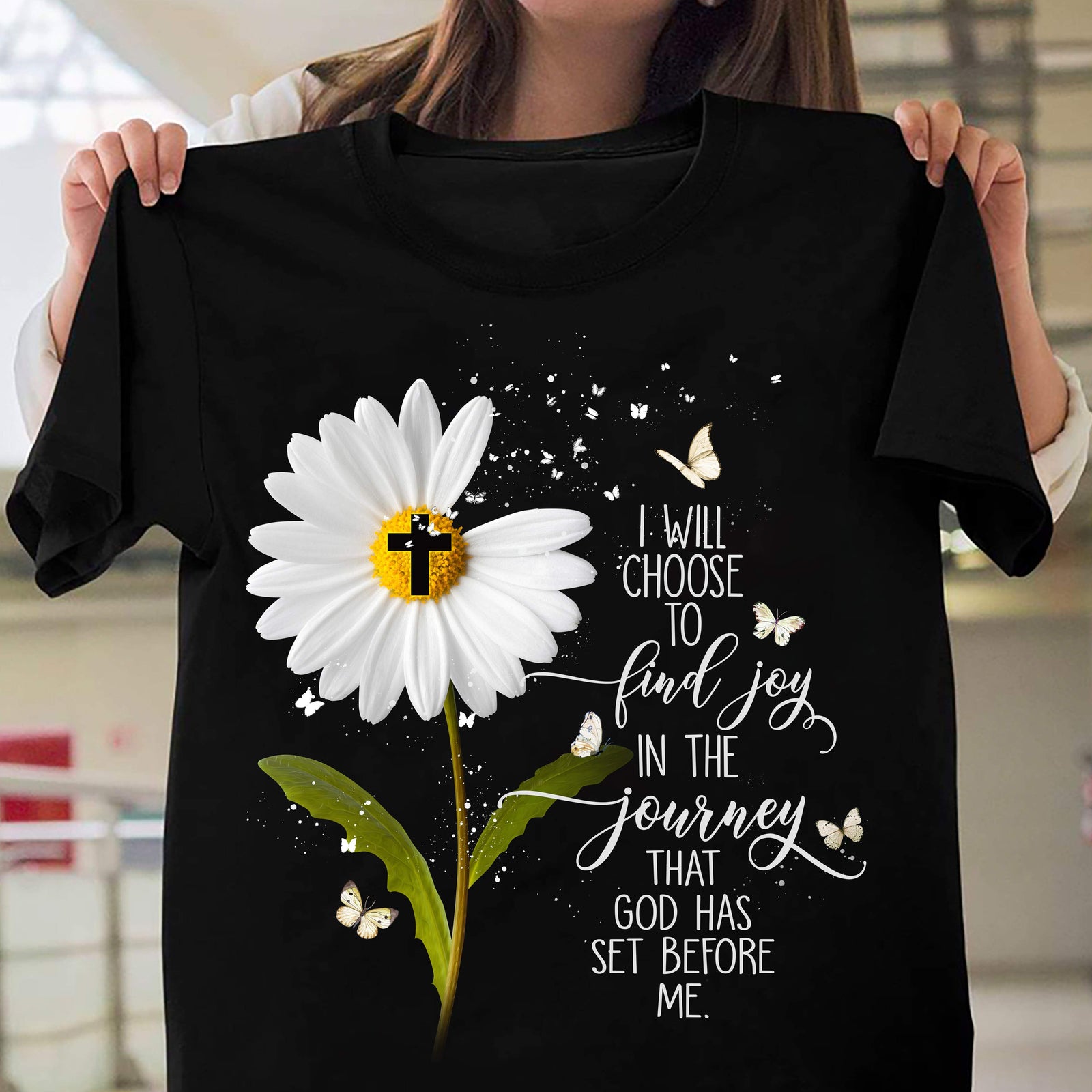 I will choose to find joy Jesus Black Apparel