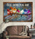 Colorful hummingbird, Bird family, God says you are unique - Jesus Landscape Canvas Prints, Wall Art