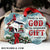Cardinal - Thanks be unto God for his unspeakable gift - Jesus Aluminum Ornament
