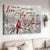 Cardinal, Winter Landscape, Those we love don't go away - Heaven Landscape Canvas Prints, Wall Art