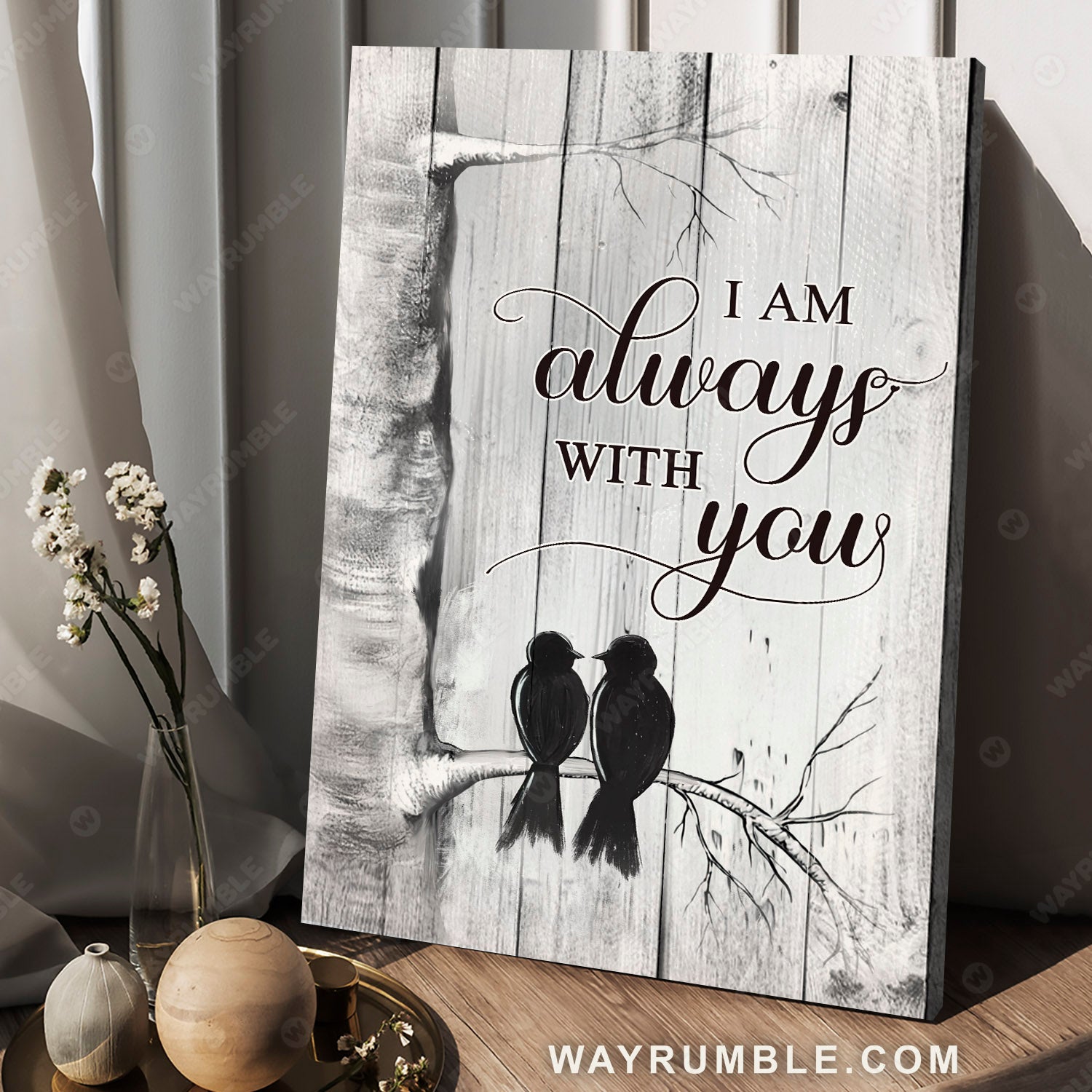Black bird, Heaven message, Saving memories, I am always with you - Heaven Portrait Canvas Prints, Wall Art