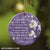 Heaven - Daisy - You will always be the miracle - Circle Ceramic Ornament