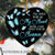 Heaven - Blue butterfly - I'll hold you in my heart until I can hold you in heaven - Heart Ceramic Ornament
