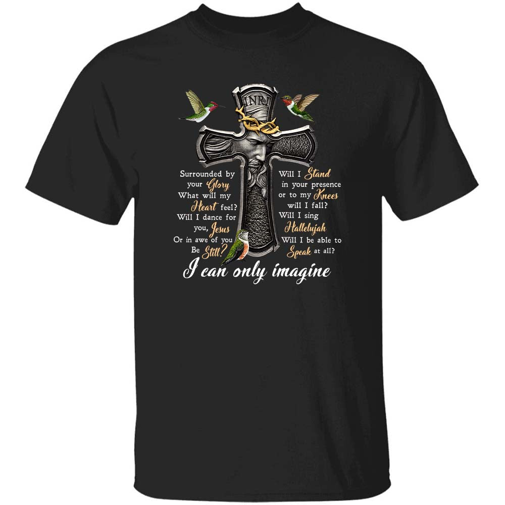 Hummingbird and the cross - I can only imagine seeing you my lord Apparel