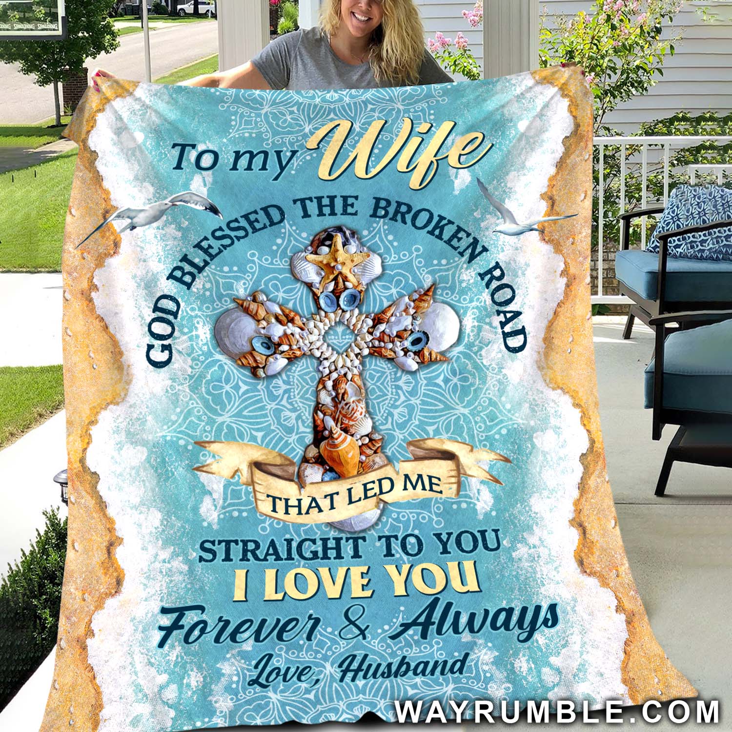 To my wife - I love you forever and always Blanket