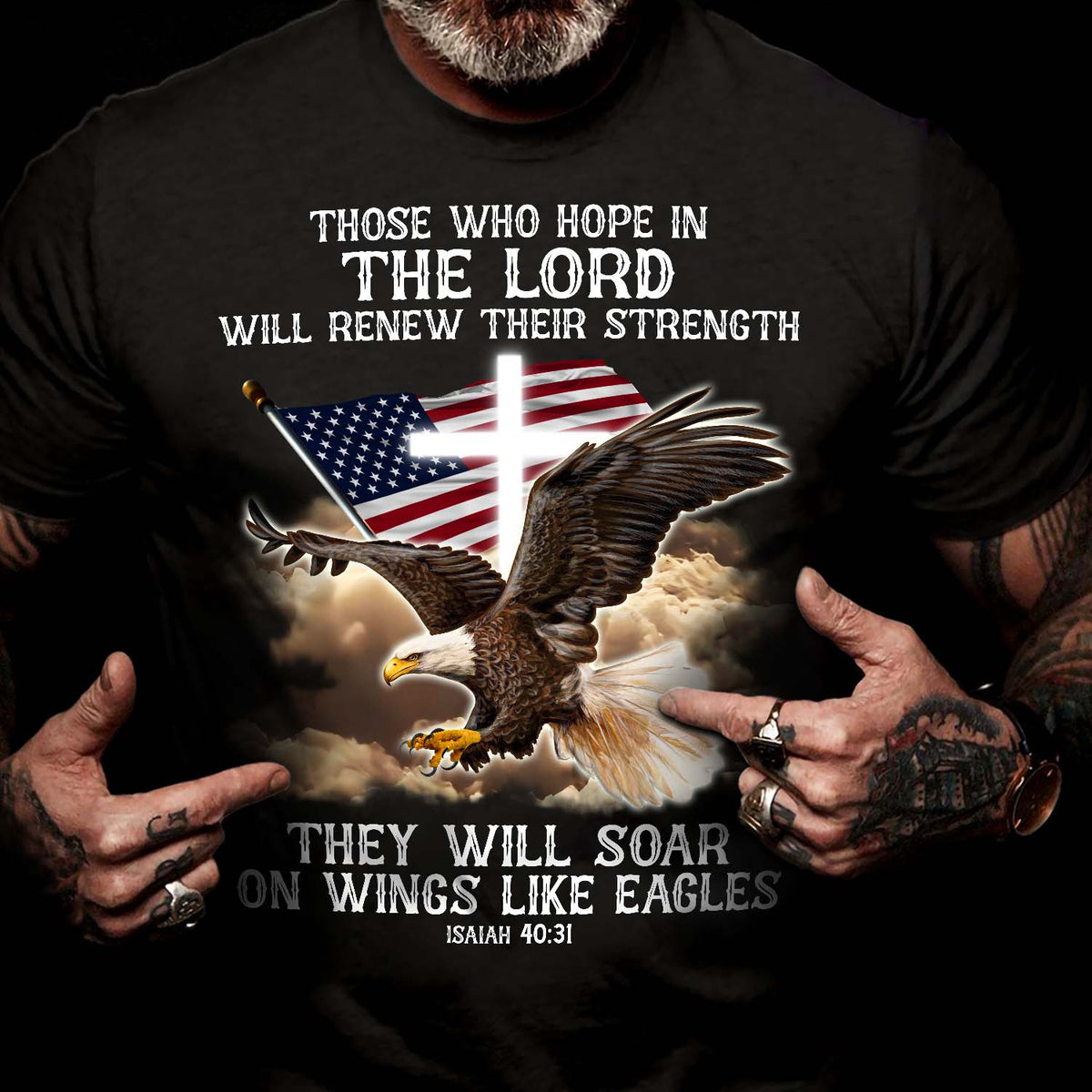 Jesus - Those who hope in the Lord will renew their strength Apparel