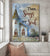 Church, Daisy field, Sheet music, Then sings my soul - Jesus Portrait Canvas Prints, Wall Art